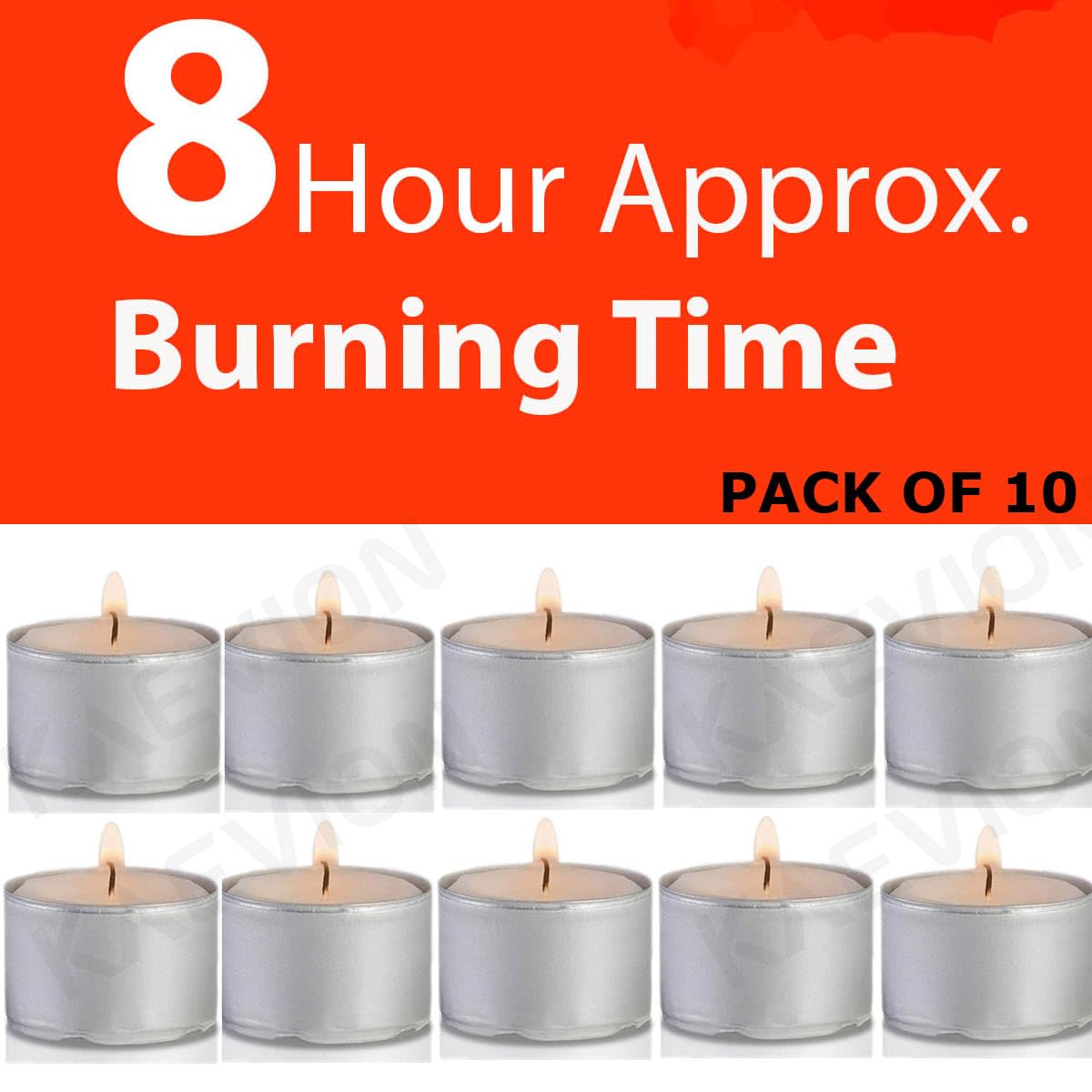 KAEVION Incense & Tea Light Holder with 8Hours Long Burn Candel Tea Light