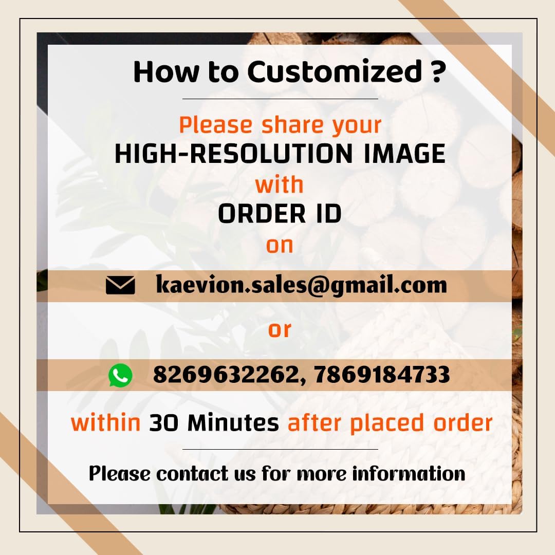Kaevion Acrylic 4mm Customized/Personalized Clear Wall Mount Frameless Rectangular Picture Photo/Poster Frame For all Lord- Ram, Krishna, Hanuman, Balaji, Shivji ji, etc - Temple Wall Décor