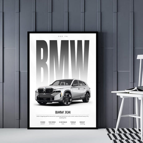 Kaevion Glossy Wall Art Paintings for Home Decor, Car Canvas Art, Modern Car Wall Hanging Frames