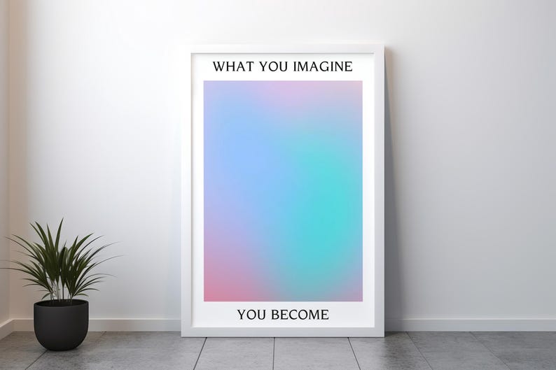KAEVION Manifestation Positive Affirmations Wall Art Frames, Motivational Wall Hangings, Modern Wall Decorative Accessories, Positive Posters for Wall Decorations, Home, Office, Study Room, Library, Music Room, Studio - Set of 3