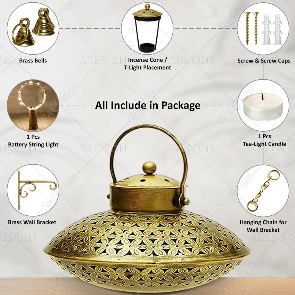 KAEVION Incense & Tea Light Holder with 8Hours Long Burn Candel Tea Light