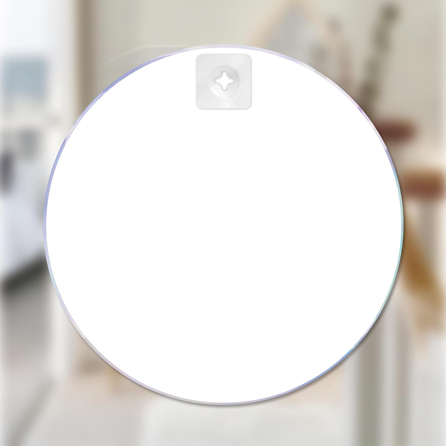 KAEVION  Customized / Personalized Acrylic Round Shaped Photo Frame | Wall Hanging Table Top Scratches Proof Picture Frame with Personalised Photo | Memorable Gift for Mother Father girls and Family | Home Décor Item 10x10 Inch (Thickness 3 MM)