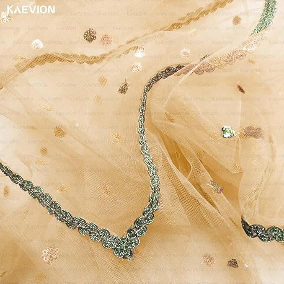 Kaevion Wedding Dupatta | Entry Dupatta with Text | Custom Name Dupatta for Children, Kid’s, 6-8 years Old Baby-Cream