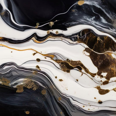 KAEVION Home Decor Wall Art 3 Pcs Abstract art print set Modern creative abstract artwork golden brush strokes, texture design for wall decor wallpaper poster card mural hanging, print