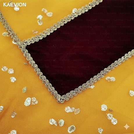 Kaevion Masi Ki Shadi Dupatta/Bua Ki Shadi Chunni/Didi Ki Shadi Odhni/ Beautiful Entry Dupatta for Kid’s-