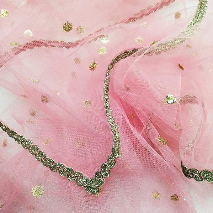 KAEVION 2.5 Meters Customized Dulhan Entry Net Dupatta with Groom name| Personalized  Name Bridal Chunari for Wedding Reception, Engagement, Anniversary