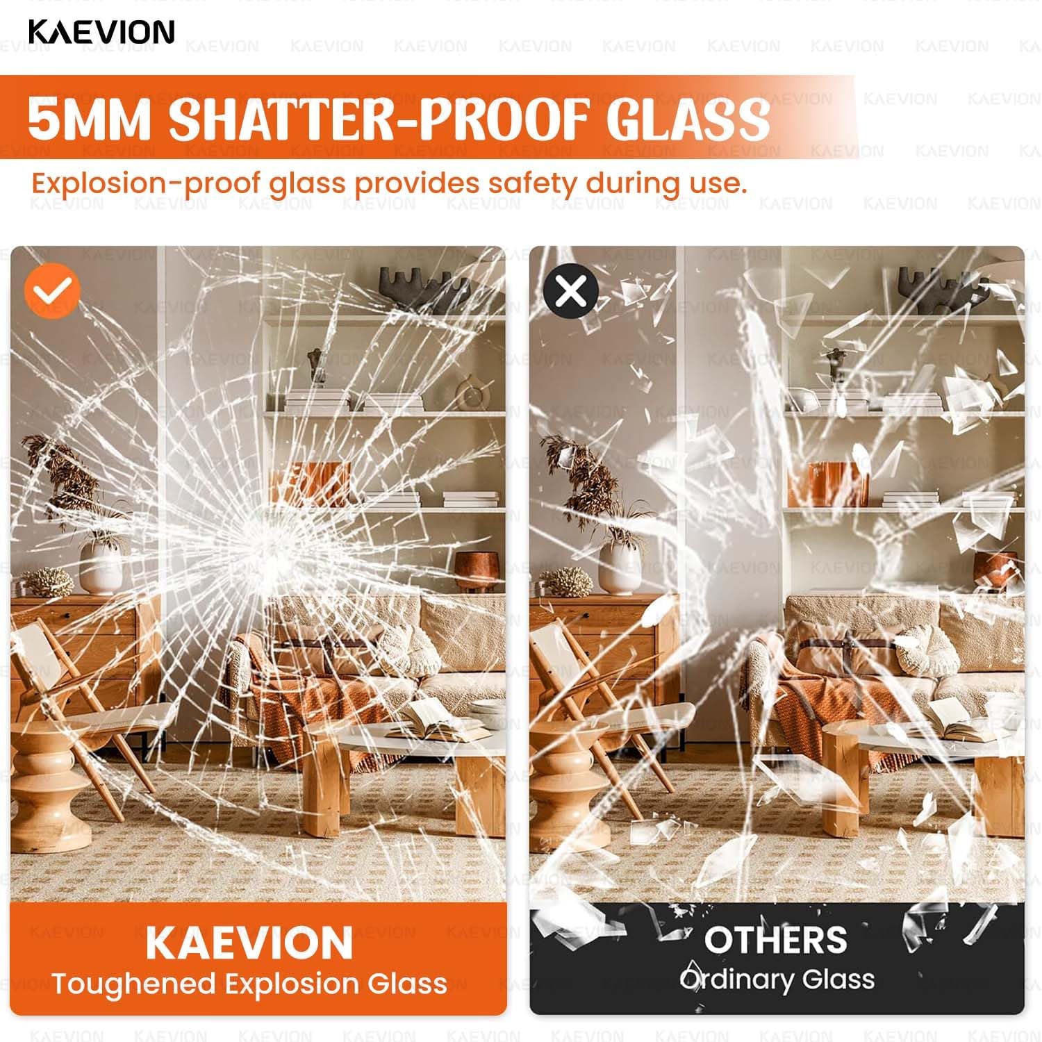 KAEVION 65"x22" (5.25 ft) Ornate Antique Full-Length Floor Dressing Mirror with Stand, Vintage Off-White Cheval Mirror for Bedroom, Living Room, Boutique