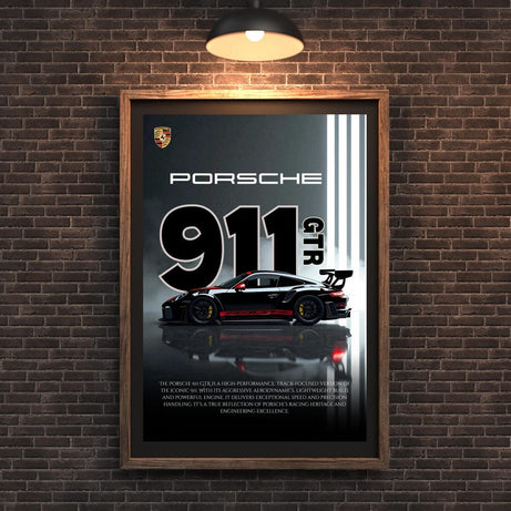 Kaevion Wall Artwork Frames, Porsche Car Wall Art, Automotive Companies Decor, Wall Decoration for Telecom Company, Gaming Setups