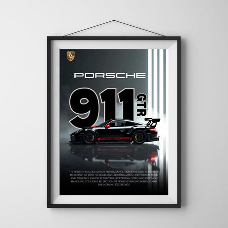 Kaevion Wall Artwork Frames, Porsche Car Wall Art, Automotive Companies Decor, Wall Decoration for Telecom Company, Gaming Setups