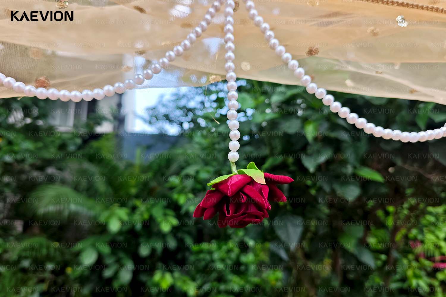 Kaevion Bridal Phulkari Chadar | Phoolon Wali Chaddar | Dulhan Entry Chunnis & Dupattas | Floral Bridal Canopy for Mata Pujan/ Mehendi/ Haldi/ Wedding