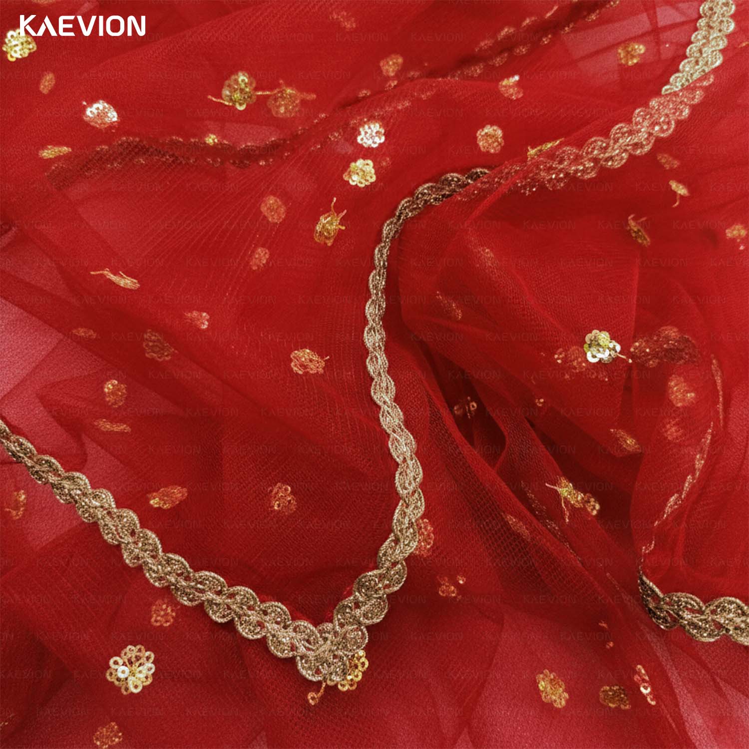 Kaevion Wedding Dupatta | Entry Dupatta with Text | Custom Name Dupatta for Children, Kid’s, 6-8 years Old Baby