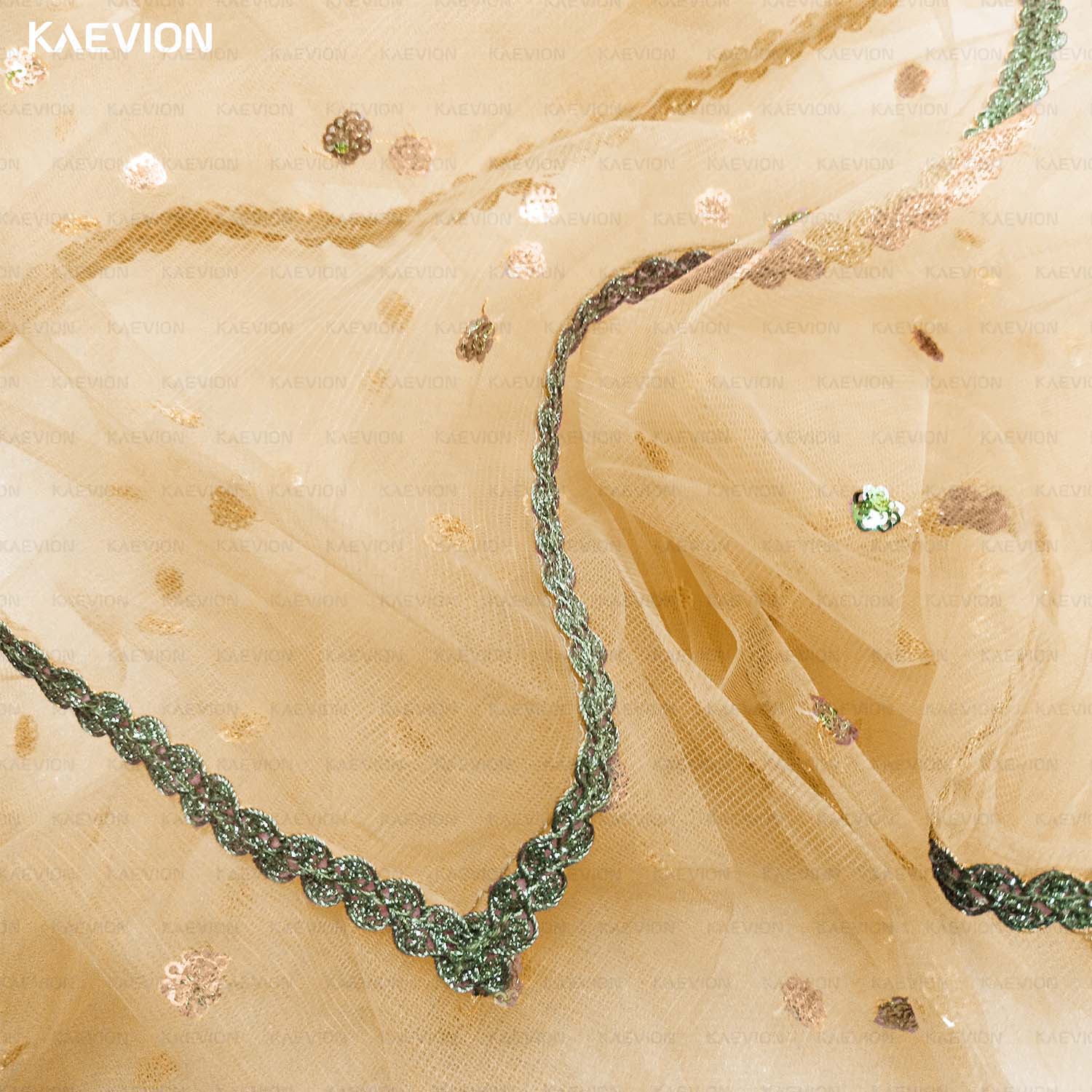 KAEVION Name Printed Wedding Dupatta | Trending Bride Odhni For Entry | Net Bridal Chunni with Kid’s Duppatta | Entry Look Dupatta for Dulhan