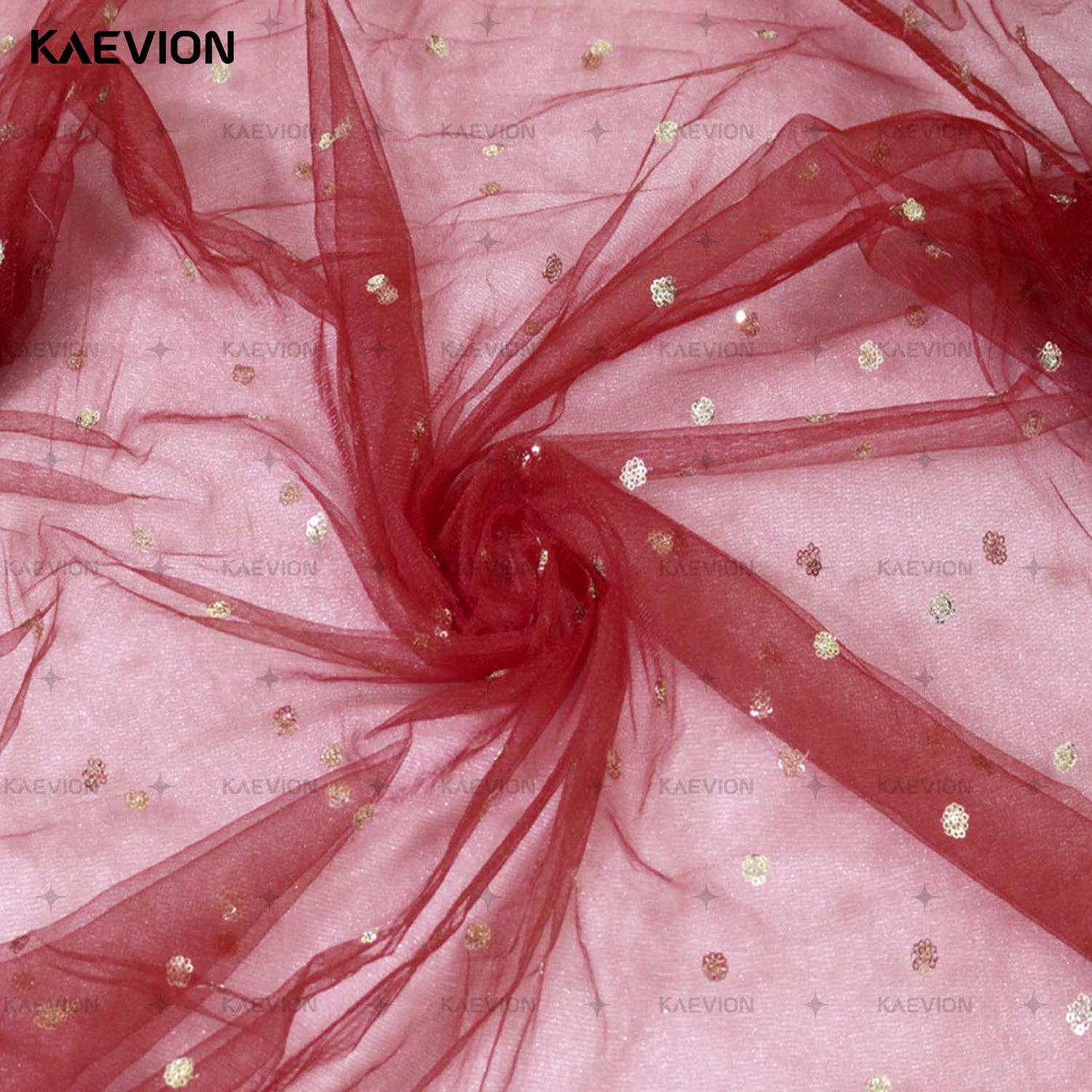 Bridal Sada Saubhagyawati Maroon Marriage Dupatta for Religious Functions, Wedding Rituals and Marriage Ceremonies