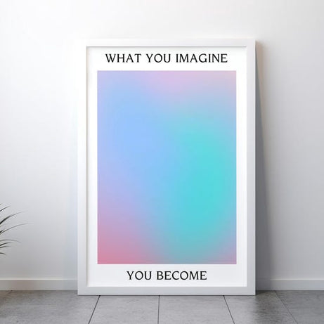 KAEVION Manifestation Positive Affirmations Wall Art Frames, Motivational Wall Hangings, Modern Wall Decorative Accessories, Positive Posters for Wall Decorations, Home, Office, Study Room, Library, Music Room, Studio - Set of 3