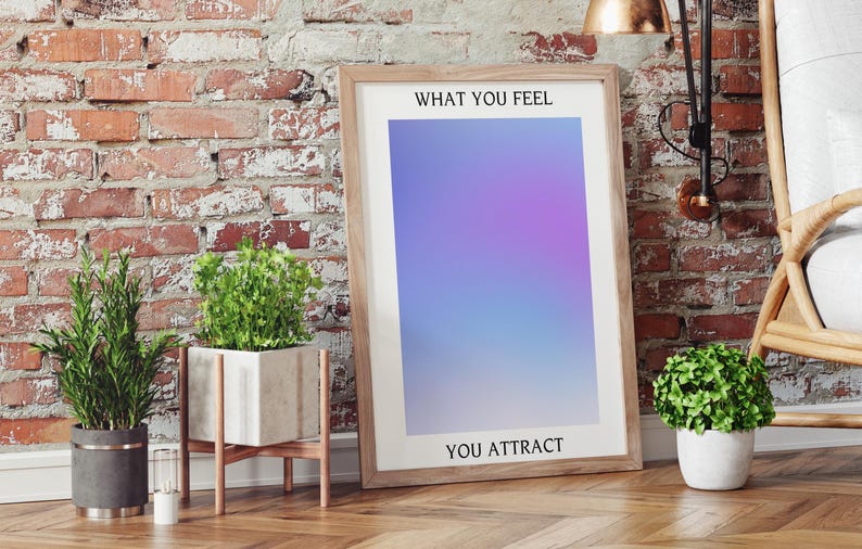 KAEVION Manifestation Positive Affirmations Wall Art Frames, Motivational Wall Hangings, Modern Wall Decorative Accessories, Positive Posters for Wall Decorations, Home, Office, Study Room, Library, Music Room, Studio - Set of 3
