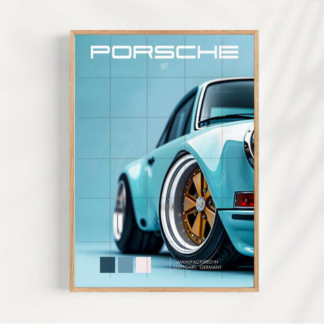 Kaevion Poster for wall, Wall Frame Supercar Paintings for Racers, Matte Car Wall Poster, Gift for Boys & Men’s, Wall Decor for Garage