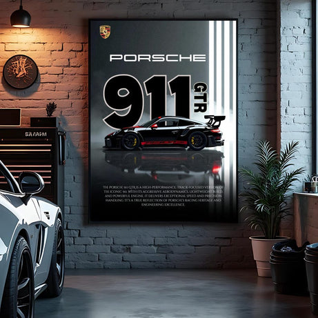 Kaevion Wall Artwork Frames, Porsche Car Wall Art, Automotive Companies Decor, Wall Decoration for Telecom Company, Gaming Setups