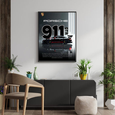Kaevion Wall Artwork Frames, Porsche Car Wall Art, Automotive Companies Decor, Wall Decoration for Telecom Company, Gaming Setups